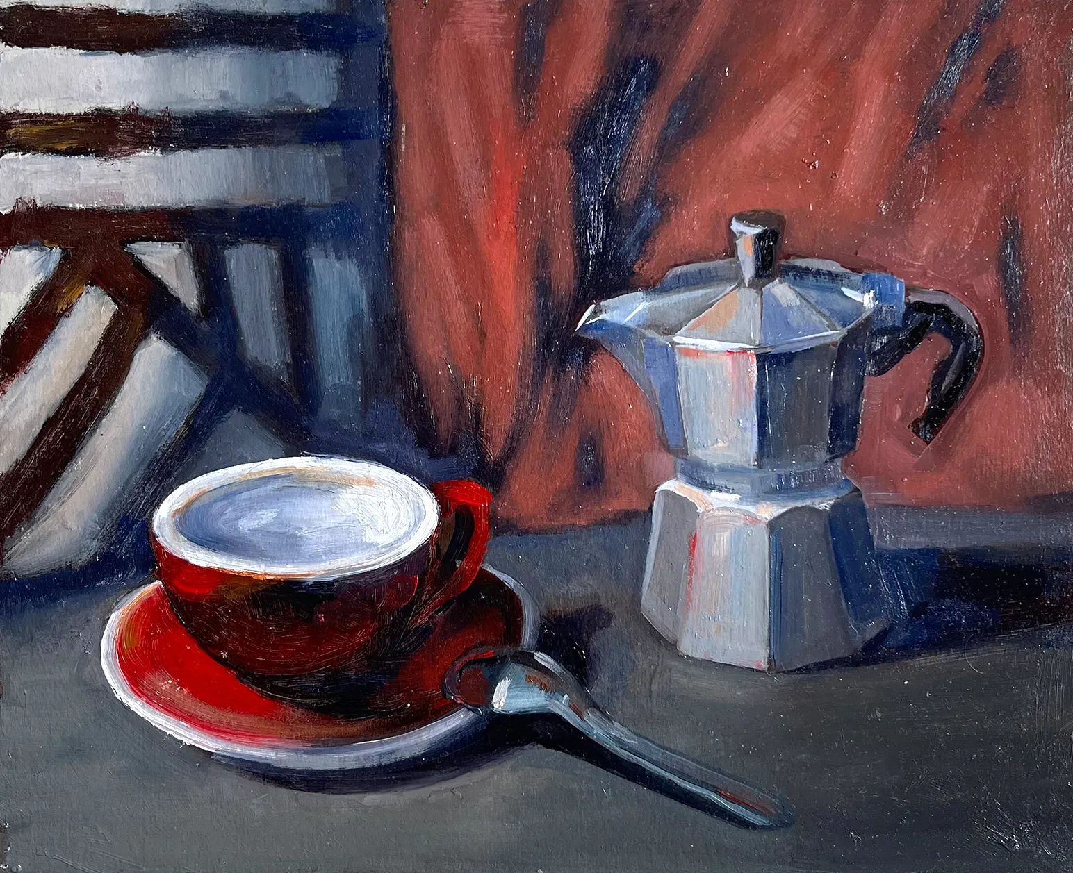 Traditional Still life with a Coffeepot