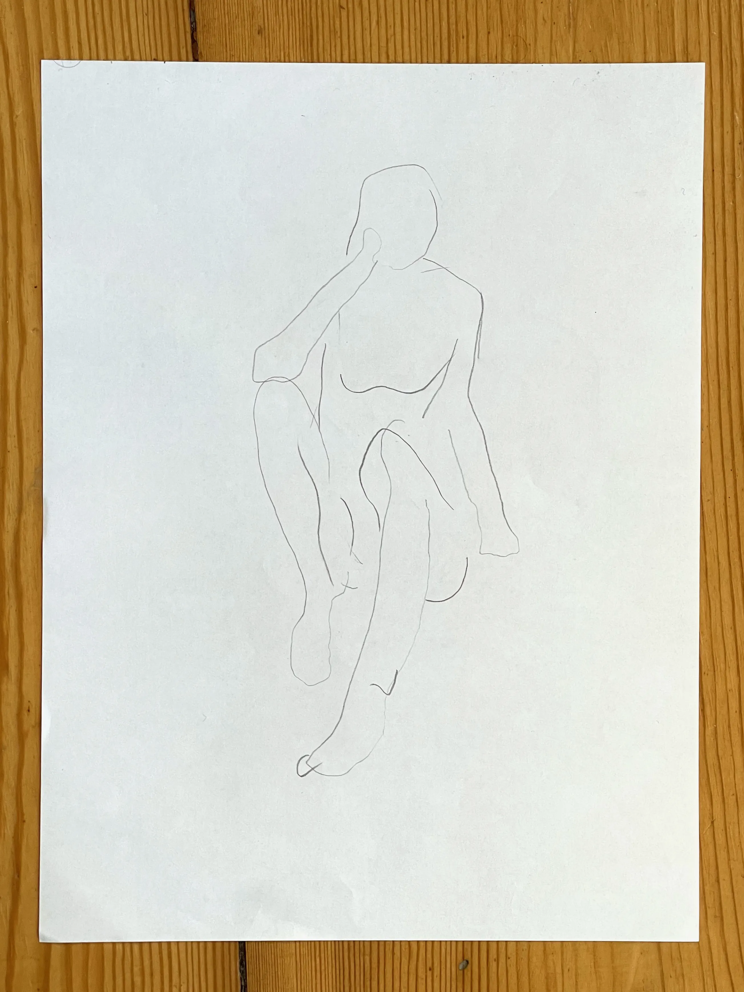 A primitive sketch of a Woman