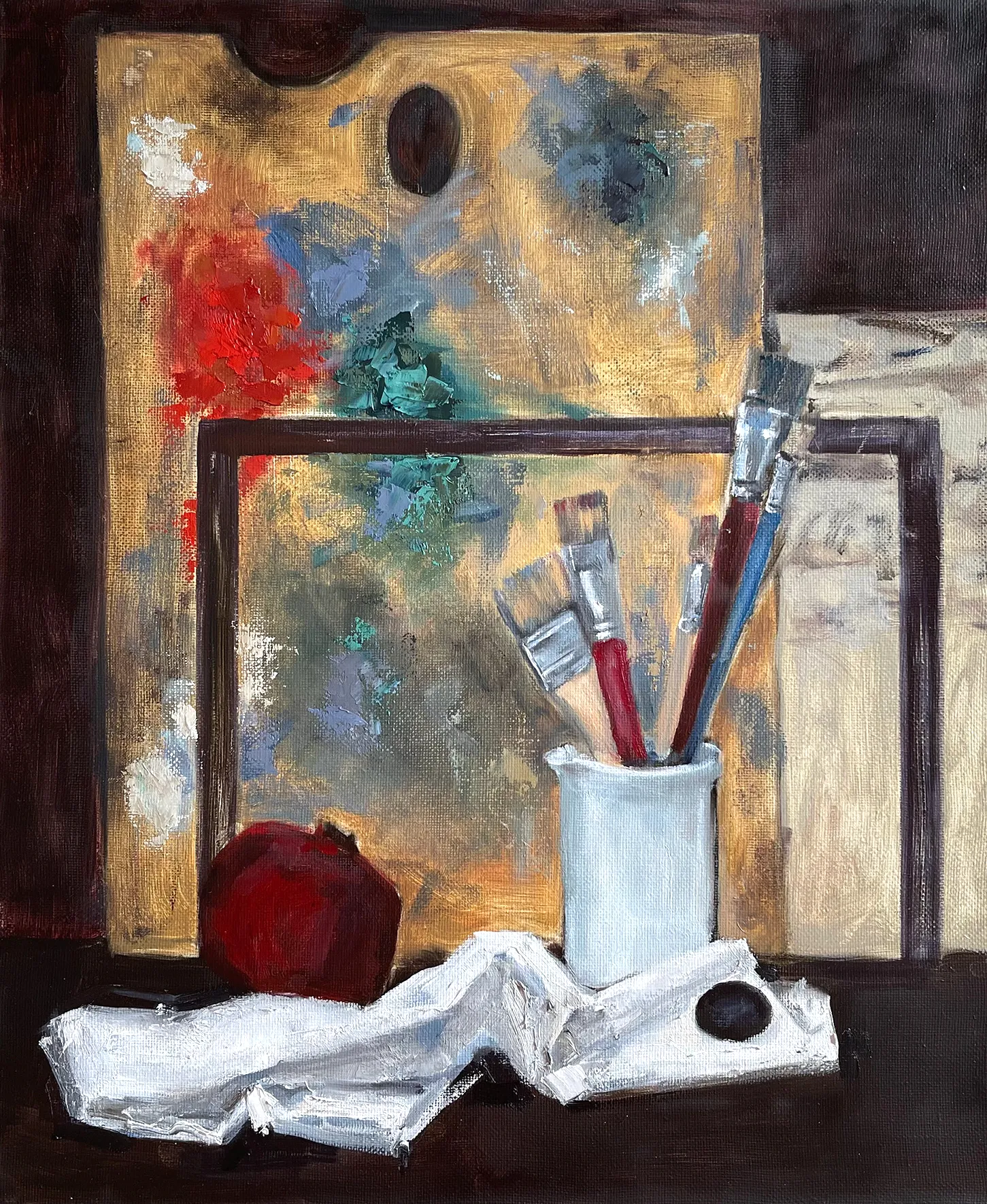 Traditional Stillife with Brushes