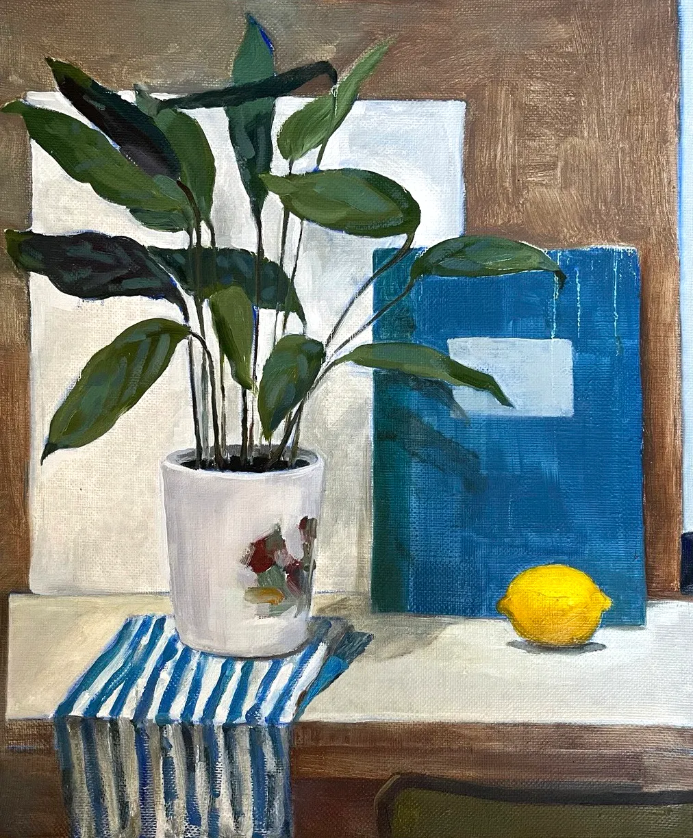 Traditional Stillife with a Plant